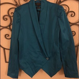 Dark Teal Blazer by Shape FX